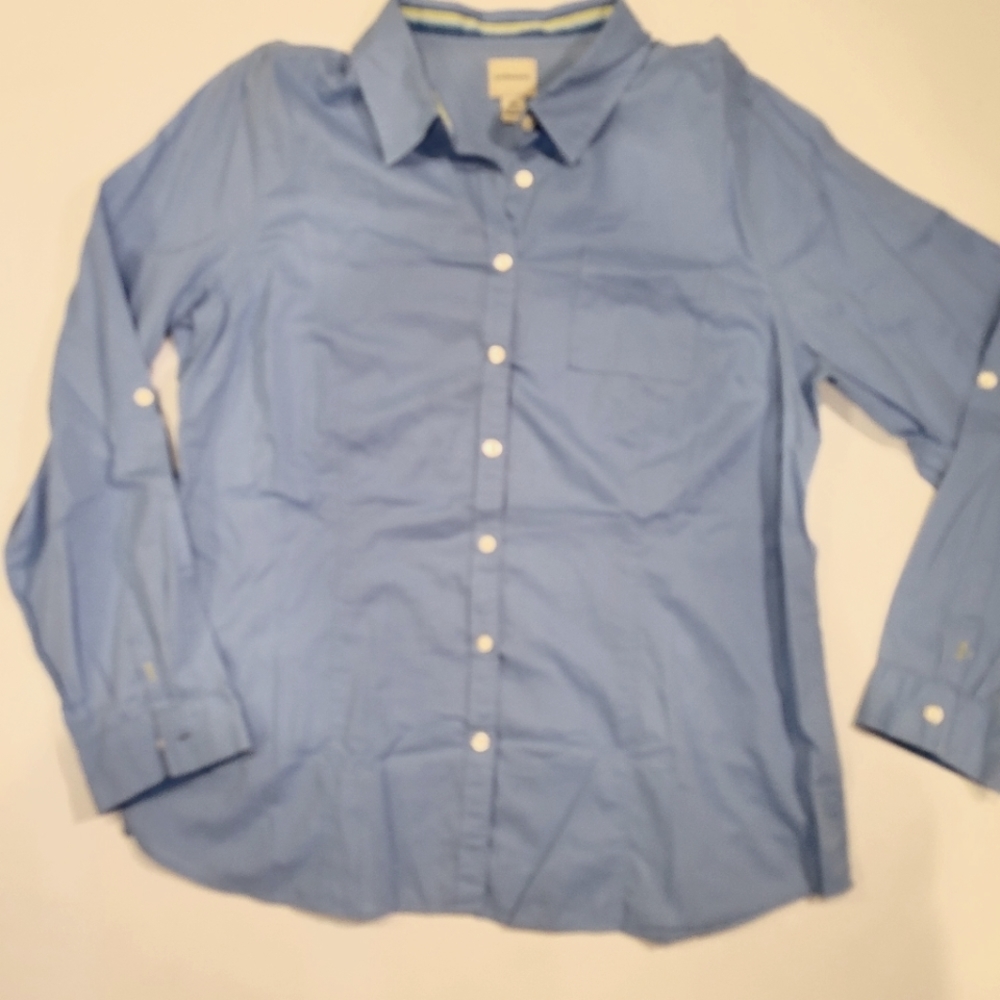 Bass blue button-down size XXL